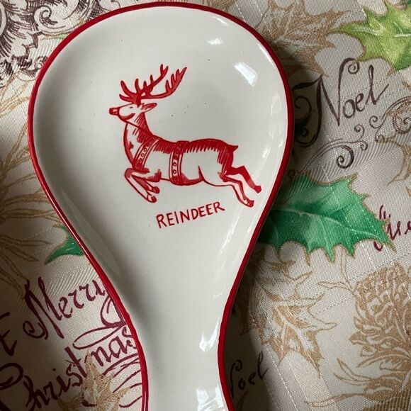 Molly Hatch reindeer spoon rest - Picture 1 of 2